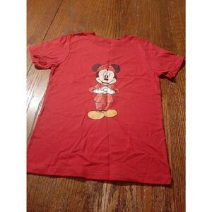New Size 4T Disney Mickey Mouse Short Sleeve Crew Neck Cotton Tee TShirt Top NWT